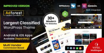 AdForest – Classified Ads WordPress Theme 5.1.9
