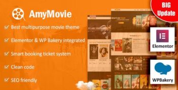 AmyMovie – Movie and Cinema WordPress Theme 4.2.0