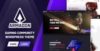 Armadon Theme – Gaming Community WordPress Theme 1.2.0