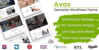 Avas Theme – Multi-Purpose Elementor WordPress Websites 6.7.8