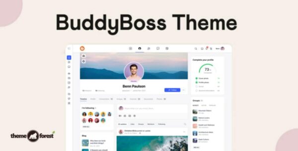 BuddyBoss Theme + Platform Pro – Sell memberships, courses, and build online communities 2.7.70