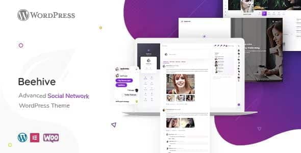 Beehive – Social Network WordPress Theme 1.4.5
