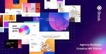 Brook Theme – Agency Business Creative WordPress Theme 2.8.9