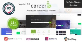 CareerUp Theme – Job Board WordPress Theme 2.3.37