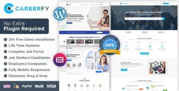 Careerfy Theme – Job Board WordPress Theme 9.8.8