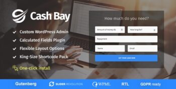 Cash Bay Theme – Banking and Payday Loans WordPress Theme 1.2.0