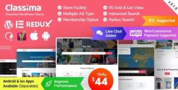 Classima – Classified Ads WordPress Theme 2.9.0