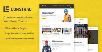 Constrau Theme – Construction Business WordPress Theme 1.3.2