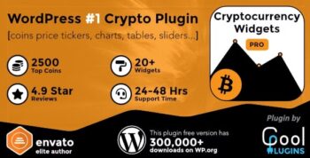 Cryptocurrency Widgets Pro – WordPress Crypto Plugin 3.9.4