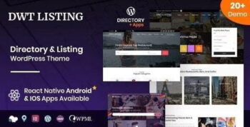 DWT – Directory & Listing WordPress Theme 3.3.4