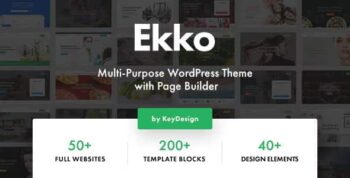 Ekko Theme – Multi-Purpose WordPress Theme with Page Builder 4.4