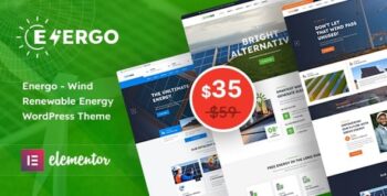 Energo Theme – Wind Renewable Energy WordPress Theme 1.1.0