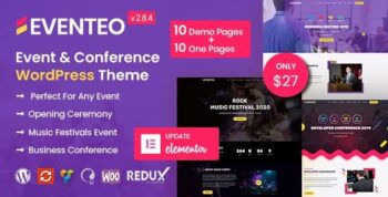 Eventeo Theme – Event & Conference WordPress Theme 2.8.4