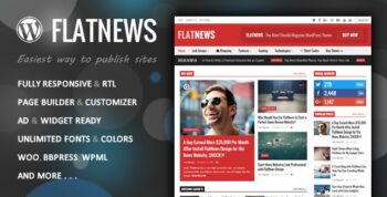FlatNews Theme – Responsive Magazine WordPress Theme 5.9