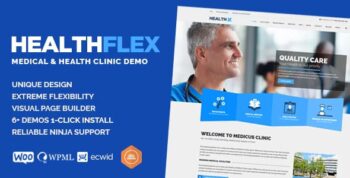 HEALTHFLEX Theme – Doctor Medical Clinic & Health WordPress Theme 2.7.5