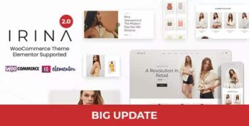 IRINA Theme – Elementor WooCommerce Theme 2.0.8