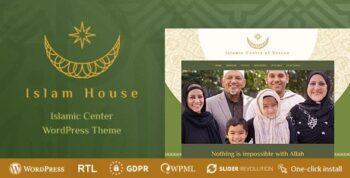 Islam House Theme – Mosque and Religion WordPress Theme 1.1.7