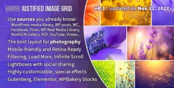 Justified Image Grid – Premium WordPress Gallery 4.7