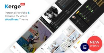 Kerge Theme – Resume WordPress Theme 4.1.0