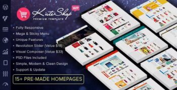 KuteShop Theme – Fashion, Electronics & Marketplace Elementor WooCommerce Theme (RTL Supported) 4.2.4