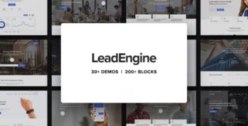 LeadEngine Theme – Multi-Purpose WordPress Theme with Page Builder 5.0