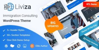 Liviza Theme – Immigration Consulting WordPress Theme + RTL 3.6