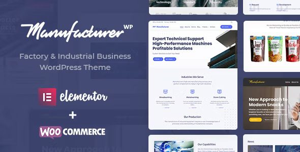 Manufacturer – Factory and Industrial WordPress Theme 1.3.12