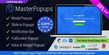 Popup Plugin for WordPress & Popup Editor – Master Popups for Email Subscription 3.9.1