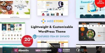 MedXtore Theme – Responsive Multipurpose Elementor WooCommerce WordPress Theme 3.3.3