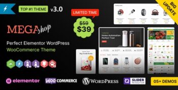 Mega Shop WP Theme – Multipurpose Elementor WooCommerce Theme 3.0.2