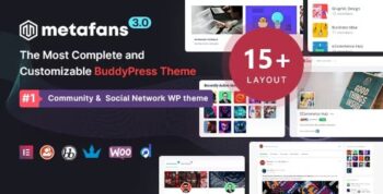 MetaFans Theme – Community & Social Network BuddyPress Theme 3.4