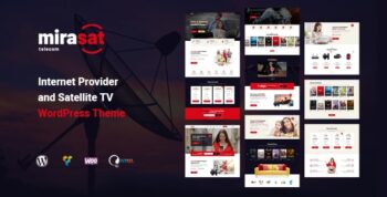 Mirasat Theme – Internet Provider and Satellite TV WordPress Theme 1.1.0