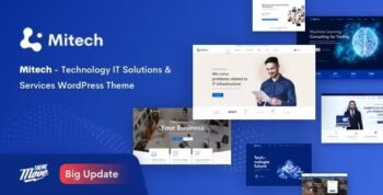 Mitech Theme – Technology IT Solutions & Services WordPress Theme 2.0.4