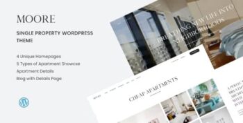 Moore Theme – Single Property WordPress Theme 1.1.3