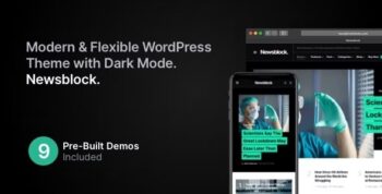 Newsblock Theme – News & Magazine WordPress Theme with Dark Mode 1.2.5