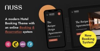 Nuss Theme – Hotel Booking WordPress 1.3.3
