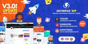 Olympus Theme – Social Networking WordPress Theme 4.4.1