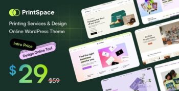 PrintSpace theme – Printing Services & Design Online WooCommerce WordPress theme 1.2.7