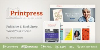 Printpress Theme – Book Publishing WordPress Theme 1.1.7