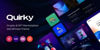 Quirky Theme – NFT, Token & Blockchain WCFM Marketplace WordPress Theme 1.10