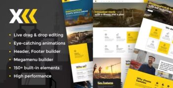 Samatex Theme – Industrial WordPress Theme + Woocommerce 4.6