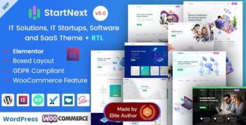 StartNext Theme – IT Startup & Technology Services WordPress Theme 5.3