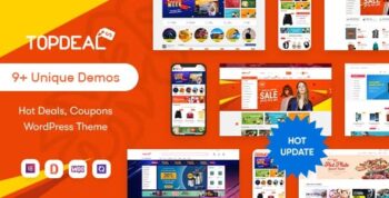 TopDeal Theme – Multi Vendor Marketplace Elementor WooCommerce WordPress Theme (Mobile Layouts Ready) 2.3.16