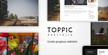 TopPic Theme – Portfolio Photography Theme 4.3.3