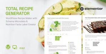 Total Recipe Generator – WordPress Recipe Maker with Schema and Nutrition Facts (Elementor addon) 3.1.0
