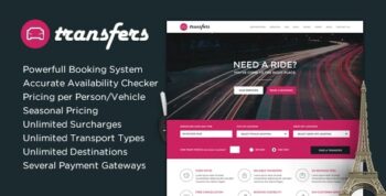 Transfers Theme – Transport and Car Hire WordPress Theme 2.01