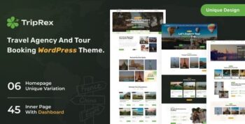 TripRex Theme – Travel Agency and Tour Booking WordPress Theme 1.1.0