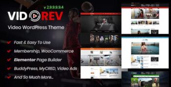 VidoRev Theme – Video WordPress Theme 2.9.9.9.9.9.4