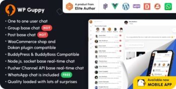 WP Guppy Pro – A live chat plugin for WordPress, WooCommerce and BuddyPress 4.3.2