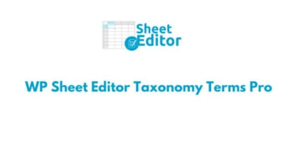 WP Sheet Editor Taxonomy Terms Pro 1.7.18